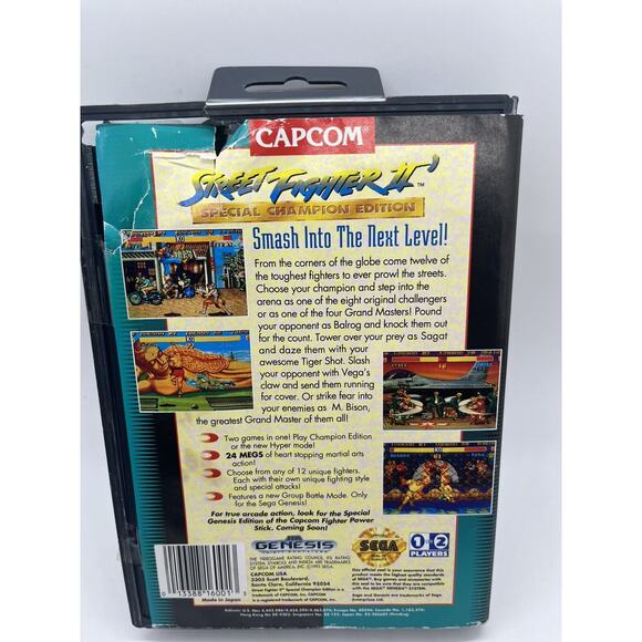 Street Fighter II Special Champion Edition - Sega Genesis - Picture 4 of 11
